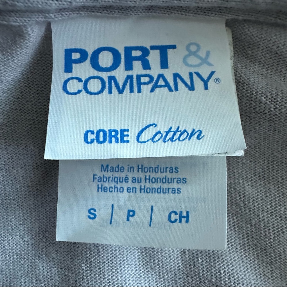 Port & Company Sm Gray Short Sleeve Cotton Savannah Georgia Graphic Tee Shirt - Picture 8 of 10